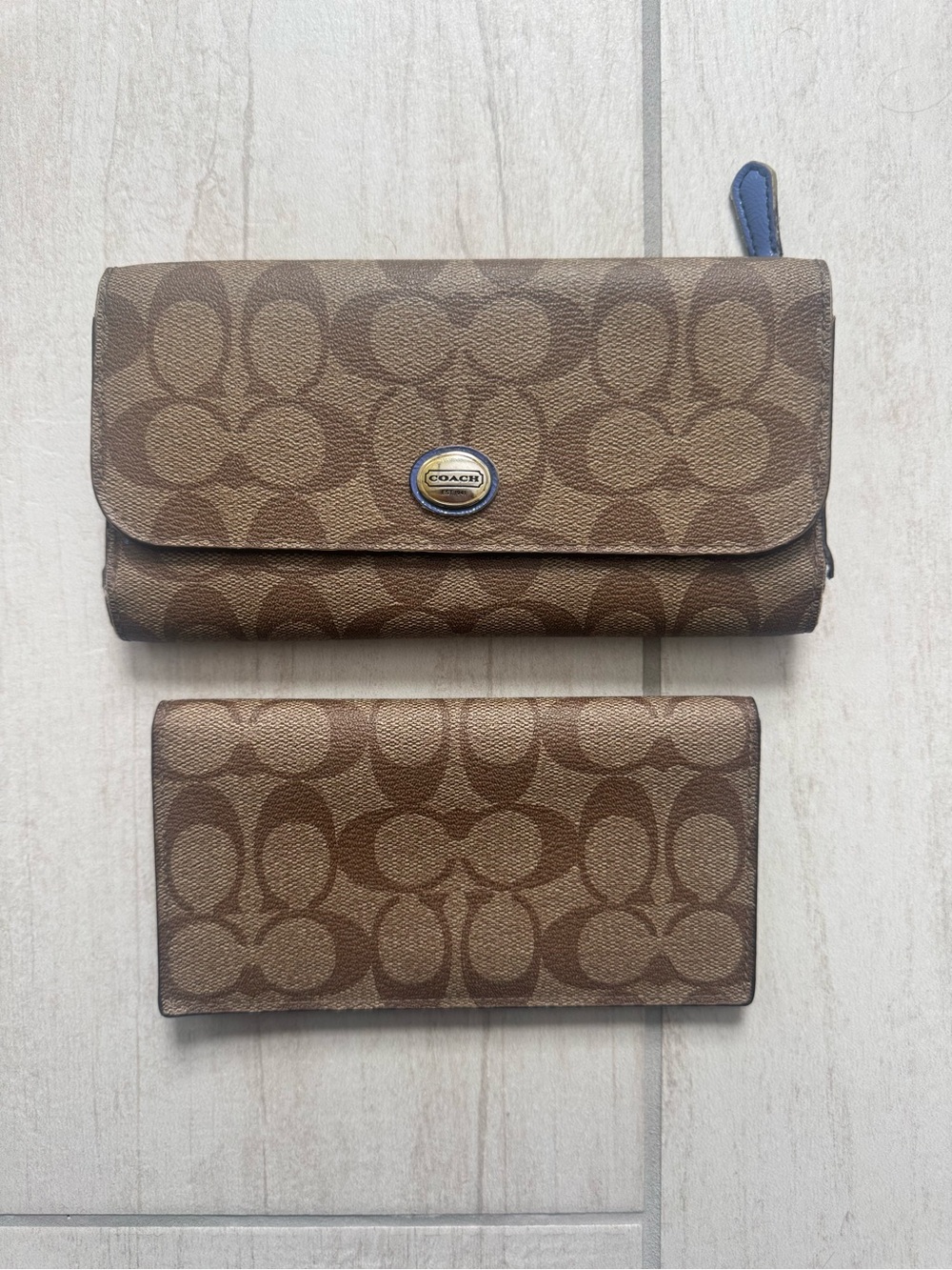 Coach Wallet and Checkbook Case